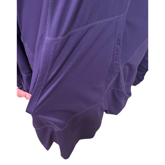 Zella Purple Long Sleeve V-Neck Hooded Tunic XL - Picture 5 of 10